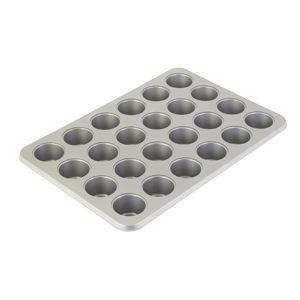 KitchenAid 24-Cup Nonstick Aluminized Steel Mini Muffin Pan, Contour Silver | Amazon