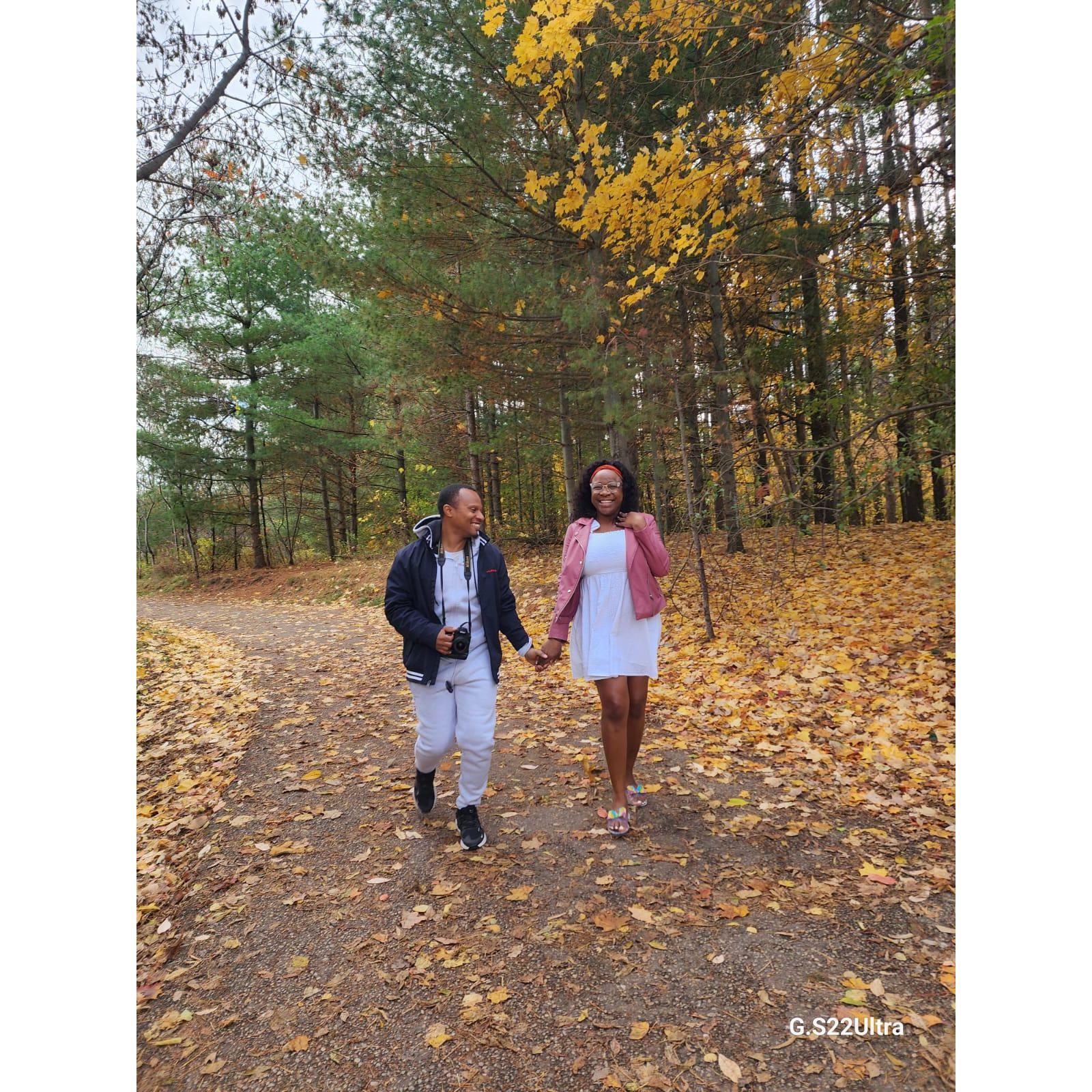 Side by side, hand in hand, together we embrace life's journey, bound by love, forever and always.