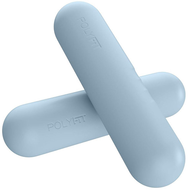 Polyfit Dumbbell Weight Bars for Women - Set of 2 (3.3 LB | 6.5 LB Pair) - Dumbbell Set for Walking, Yoga, Dance, Barre, Pilates, Cardio, Aerobics