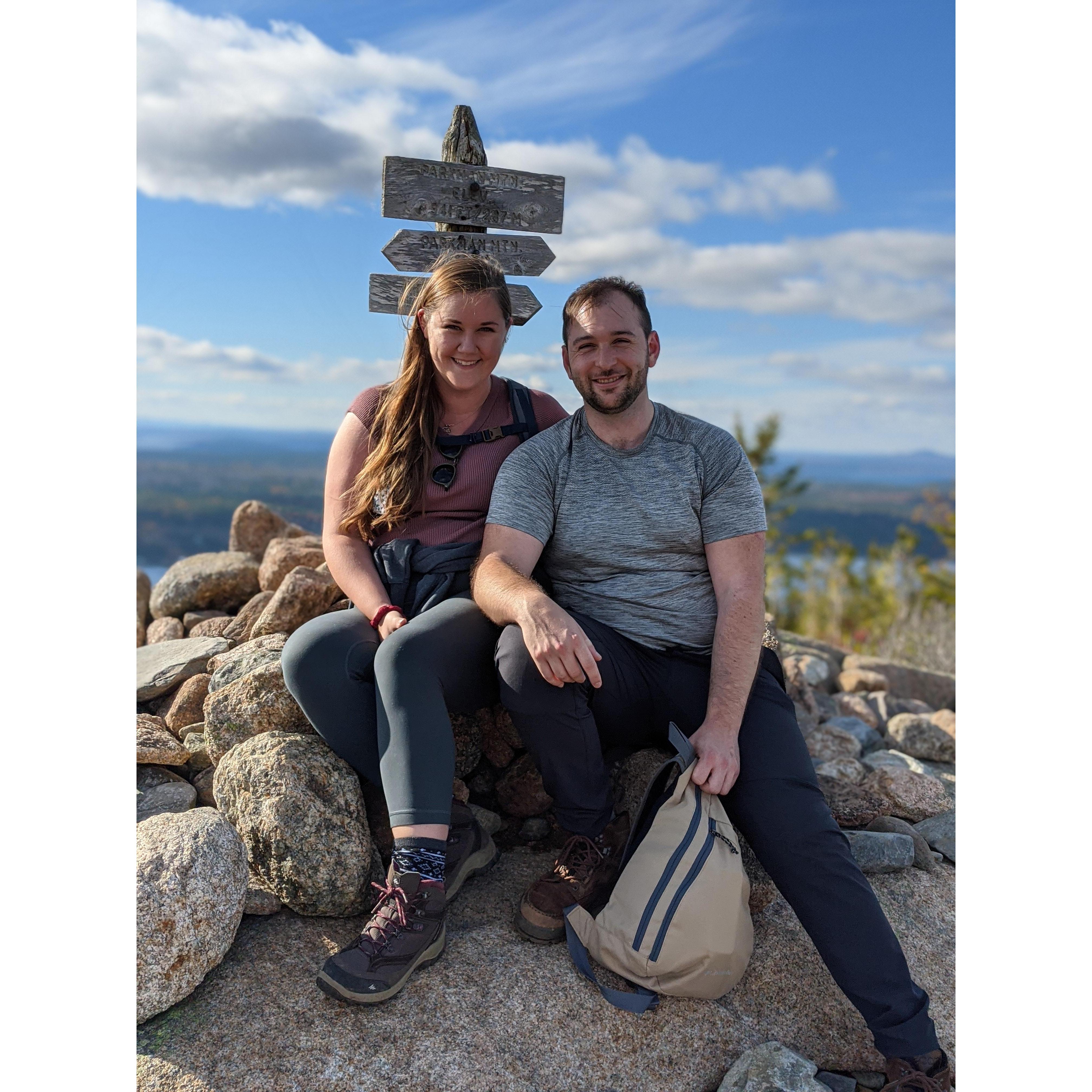 The most beautiful, butt kicking hike we did in Acadia.