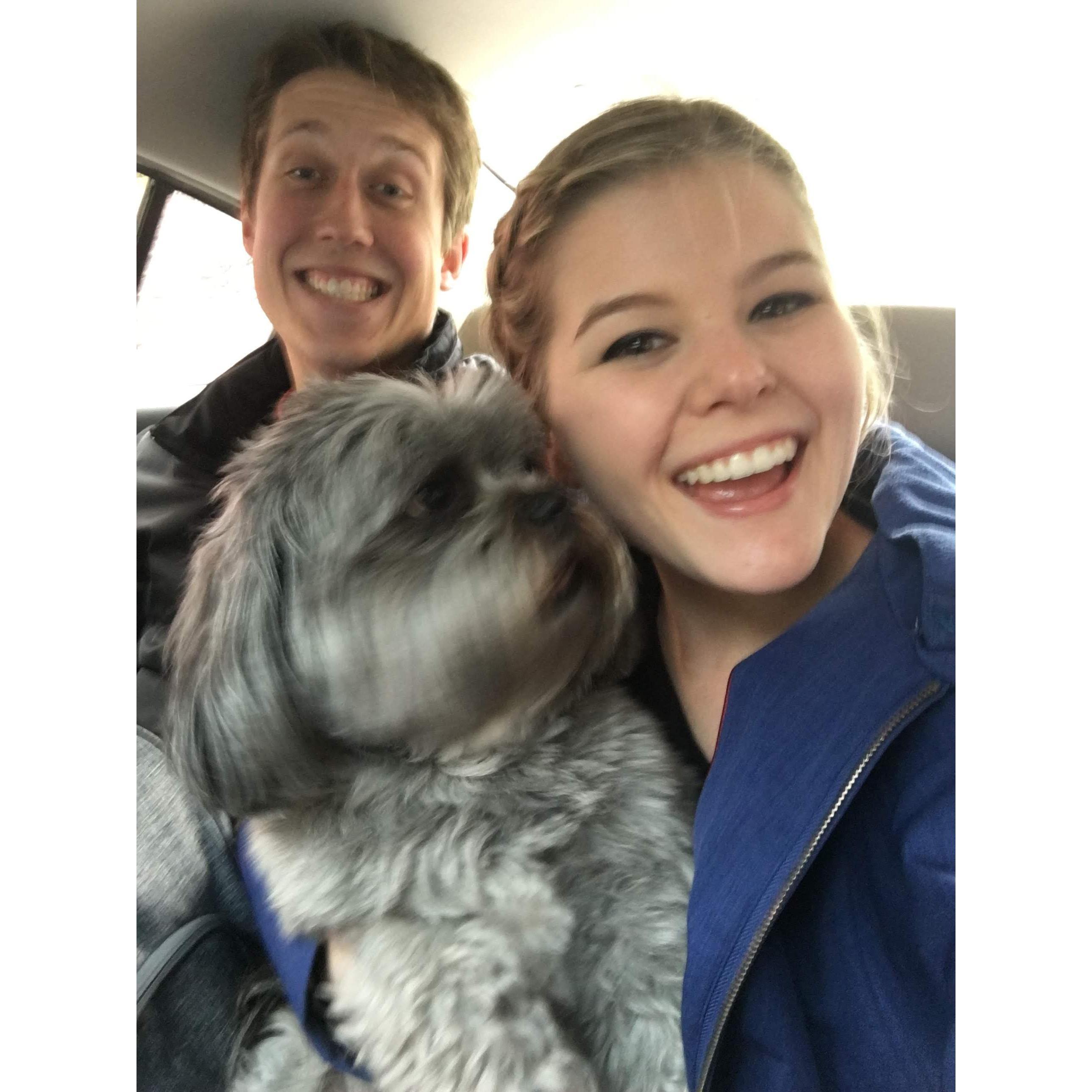 AJ and Brady helping Brooke move