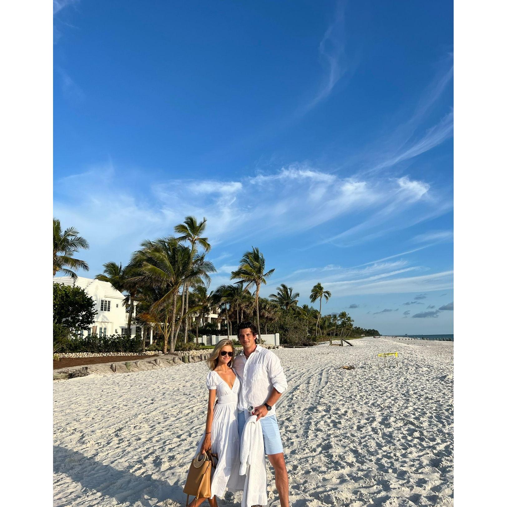 A stranger came up to us asking if we were getting married. We were just on our way to our "Retreat" meetings