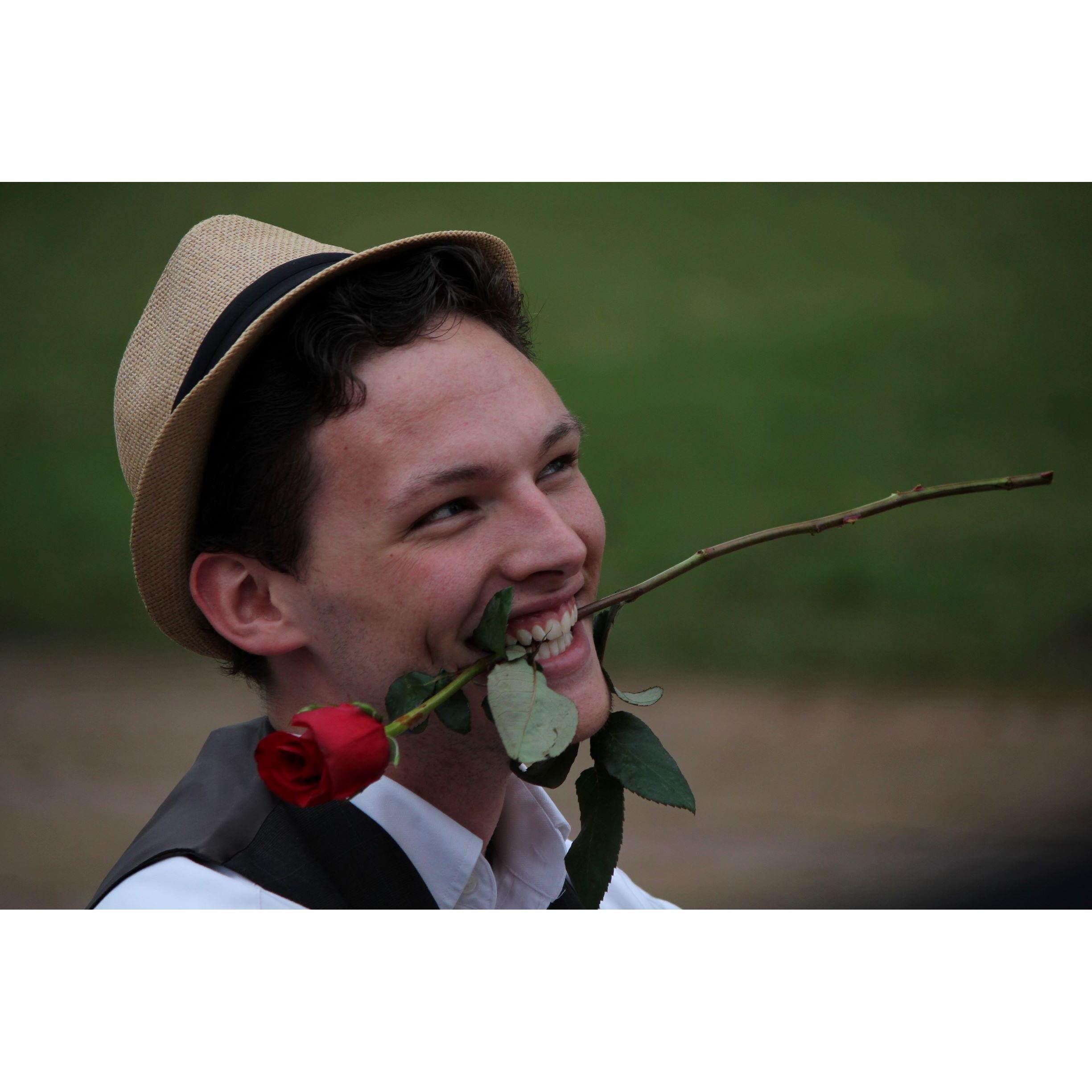 Ben being romantic (and cheesy)...