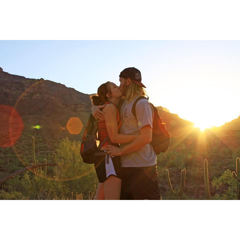 We love hiking together!