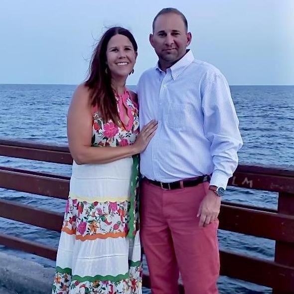 Vacation the summer of 2021. John surprised Michelle with this beautiful dress she had been obsessing over.