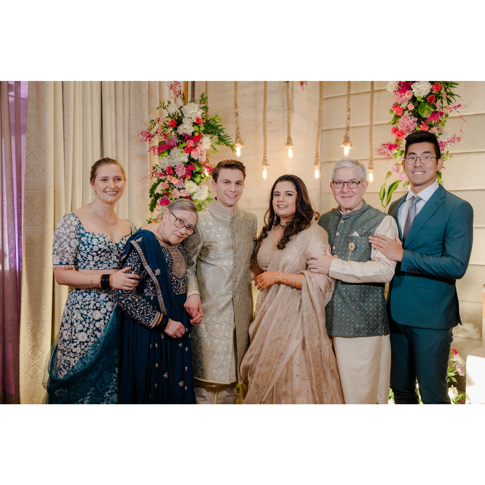 In November we went to Delhi for Laura's brother's wedding!