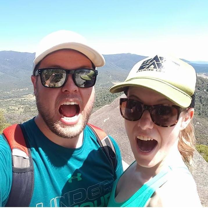 G'day mate! Enjoying a hike in Tidbinbilla near Andrew's home town Canberra.