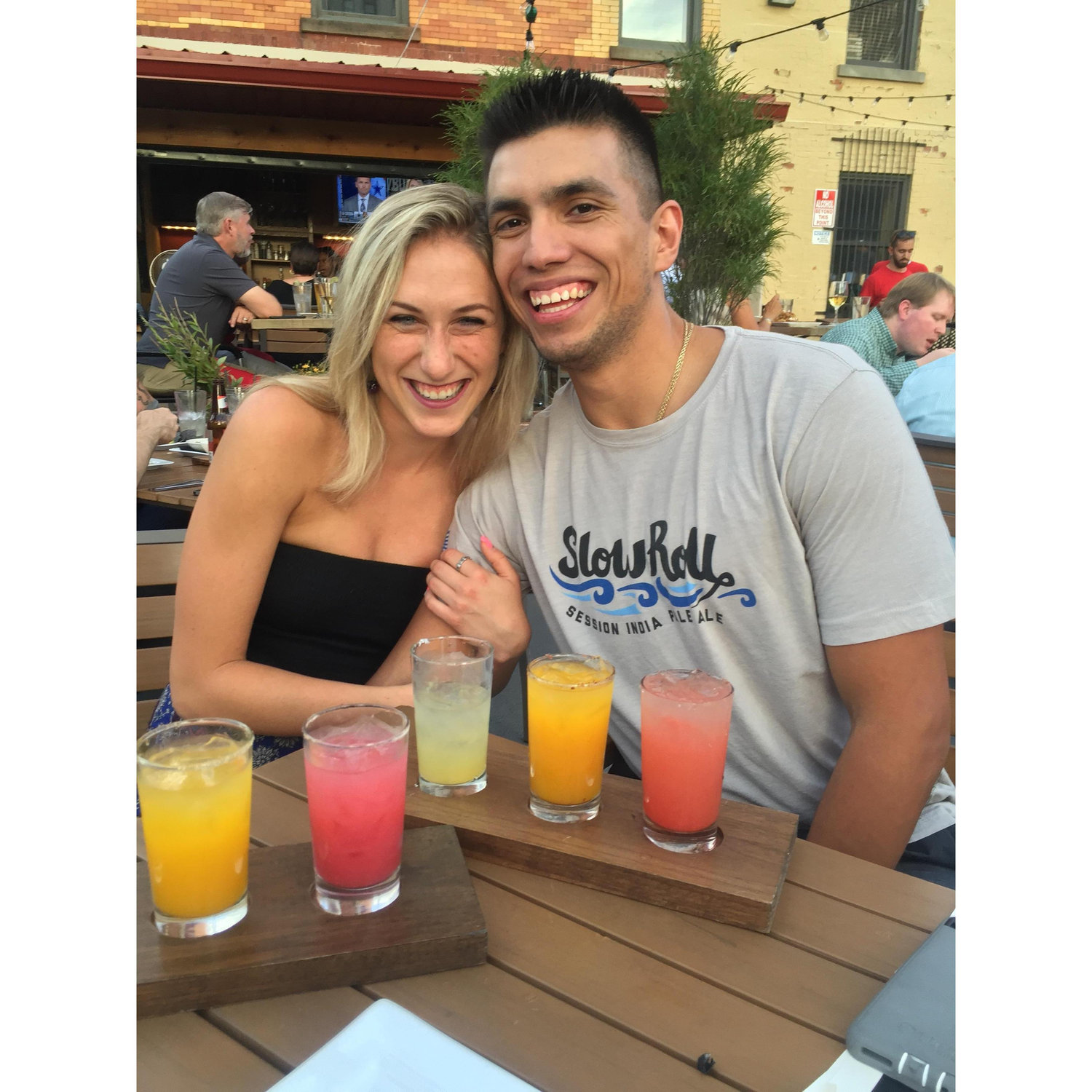 Luis decided to move to Ohio, but surprised Jillian a few days early. This was the first day he officially became a resident of Akron, Ohio!