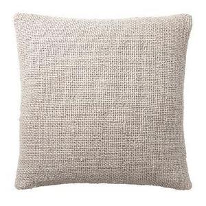 Faye Textured Linen Pillow & Insert, 20" - Sterling