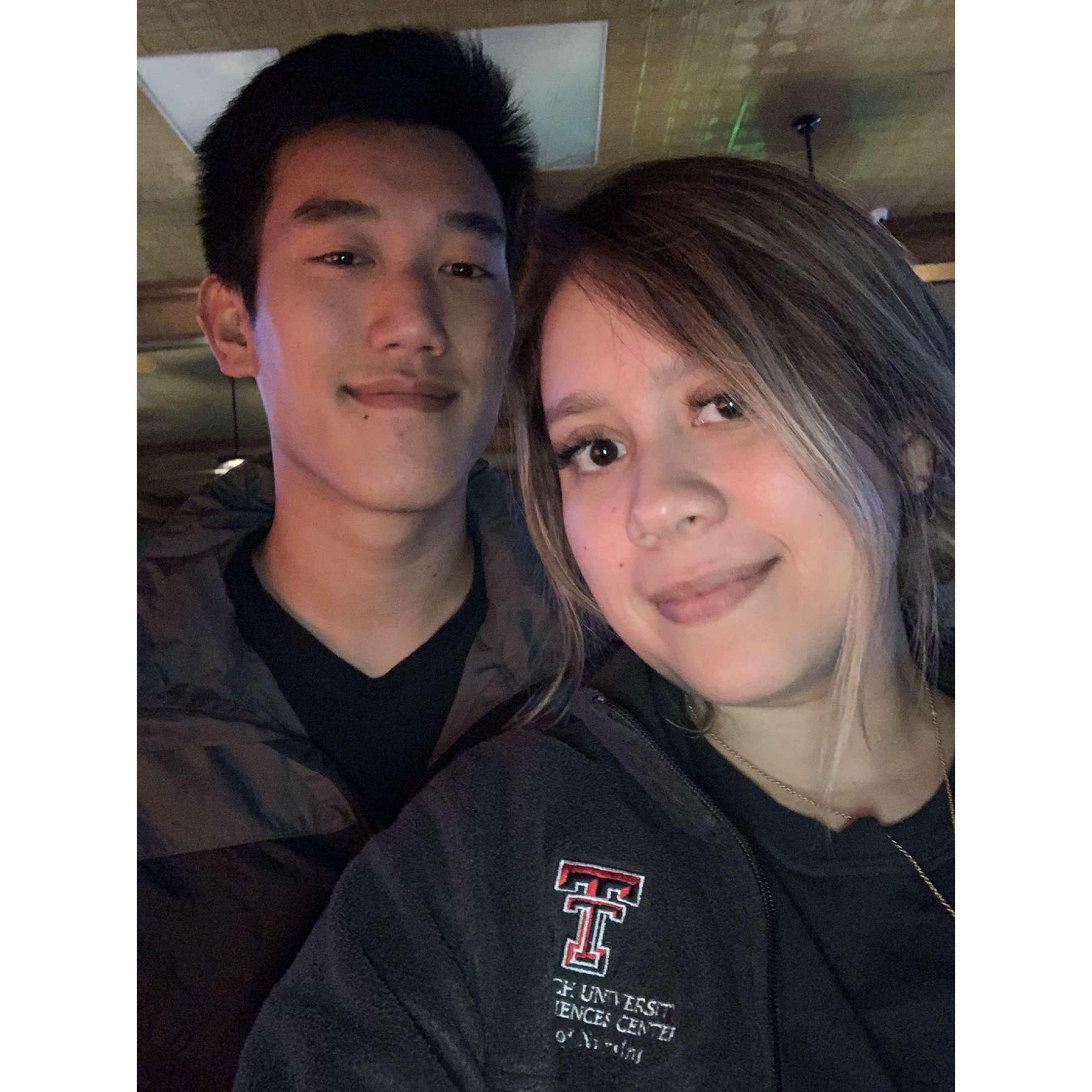 Our first picture together. November 2021