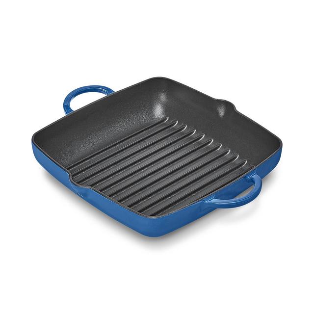 The Cellar Enameled Cast Iron 10.5" Grill Pan, Created for Macy's