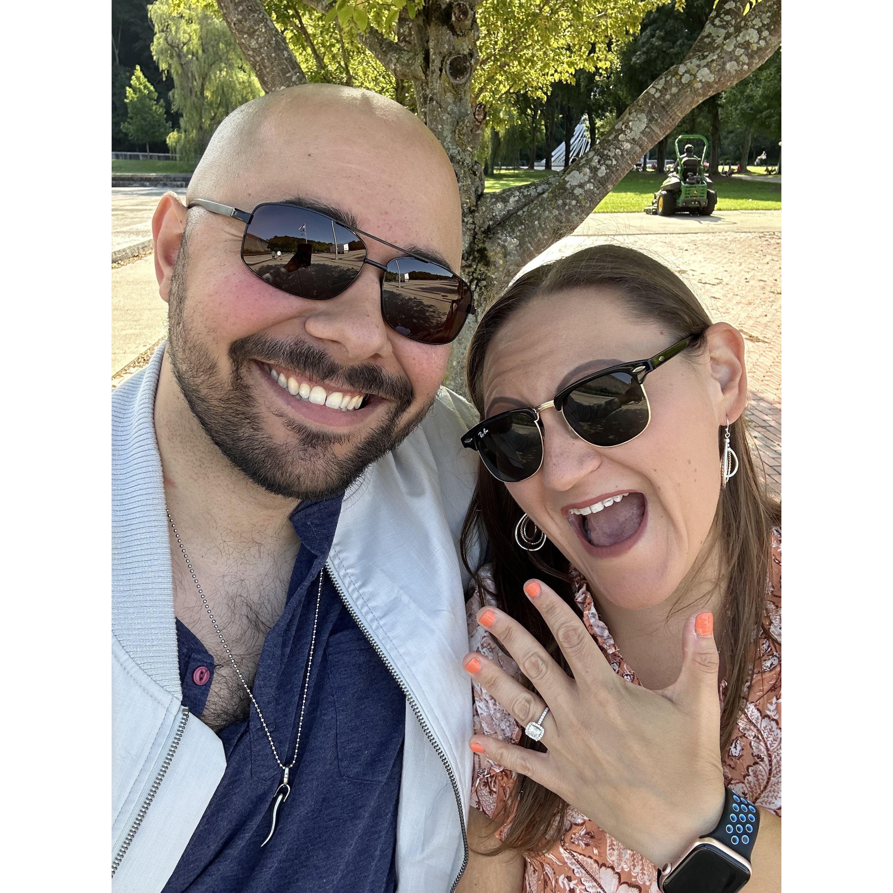 One of the best days ever! We're engaged! 9-2-2023