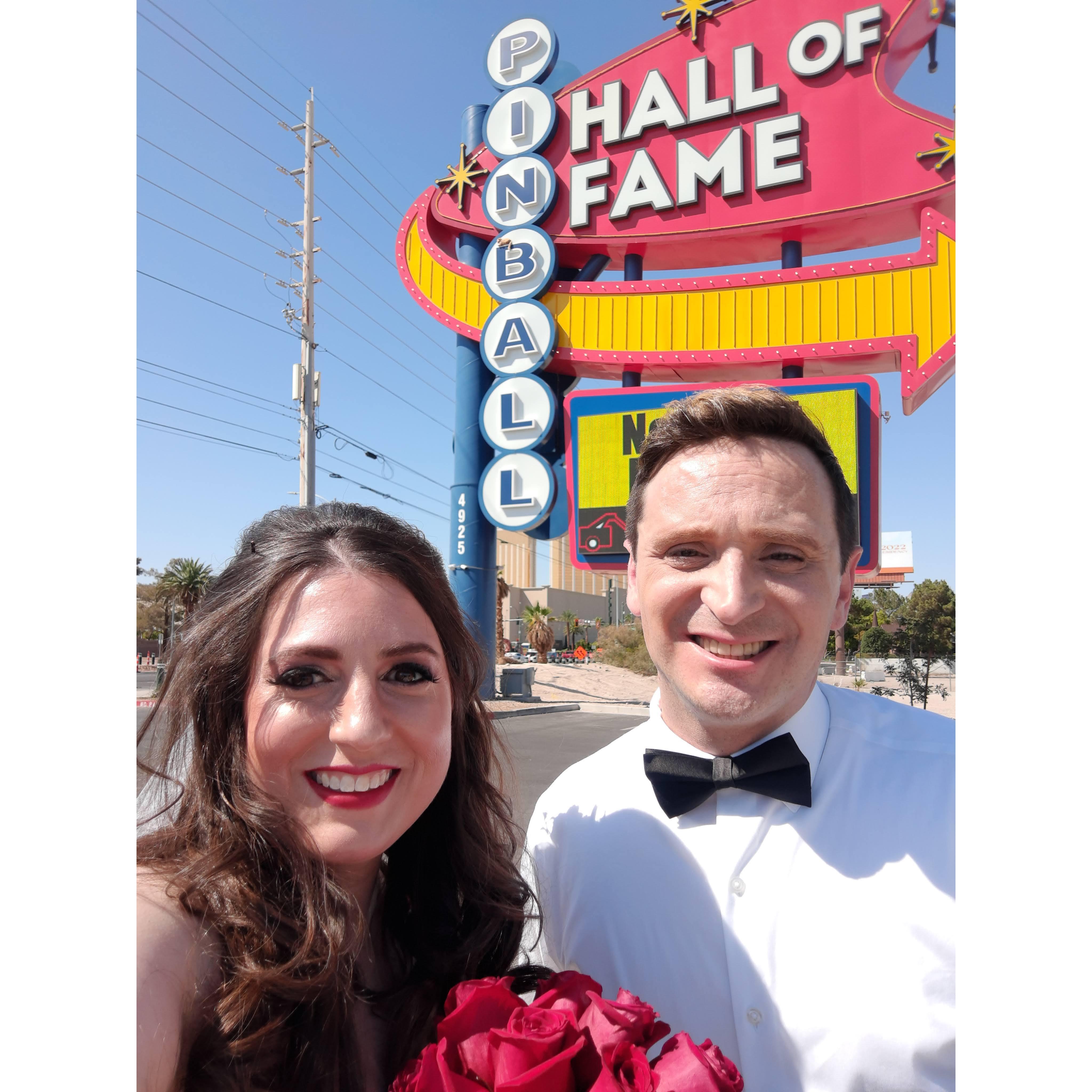 Where else would we go after getting hitched?!