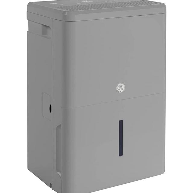 GE Energy Star Portable Dehumidifier 50 Pint, Perfect for Bedroom, Basement & Garage or Rooms up to 4000 Sq Ft, Ideal for High Humidity Areas, Complete with Empty Bucket Alarm & Clean Filter Alert