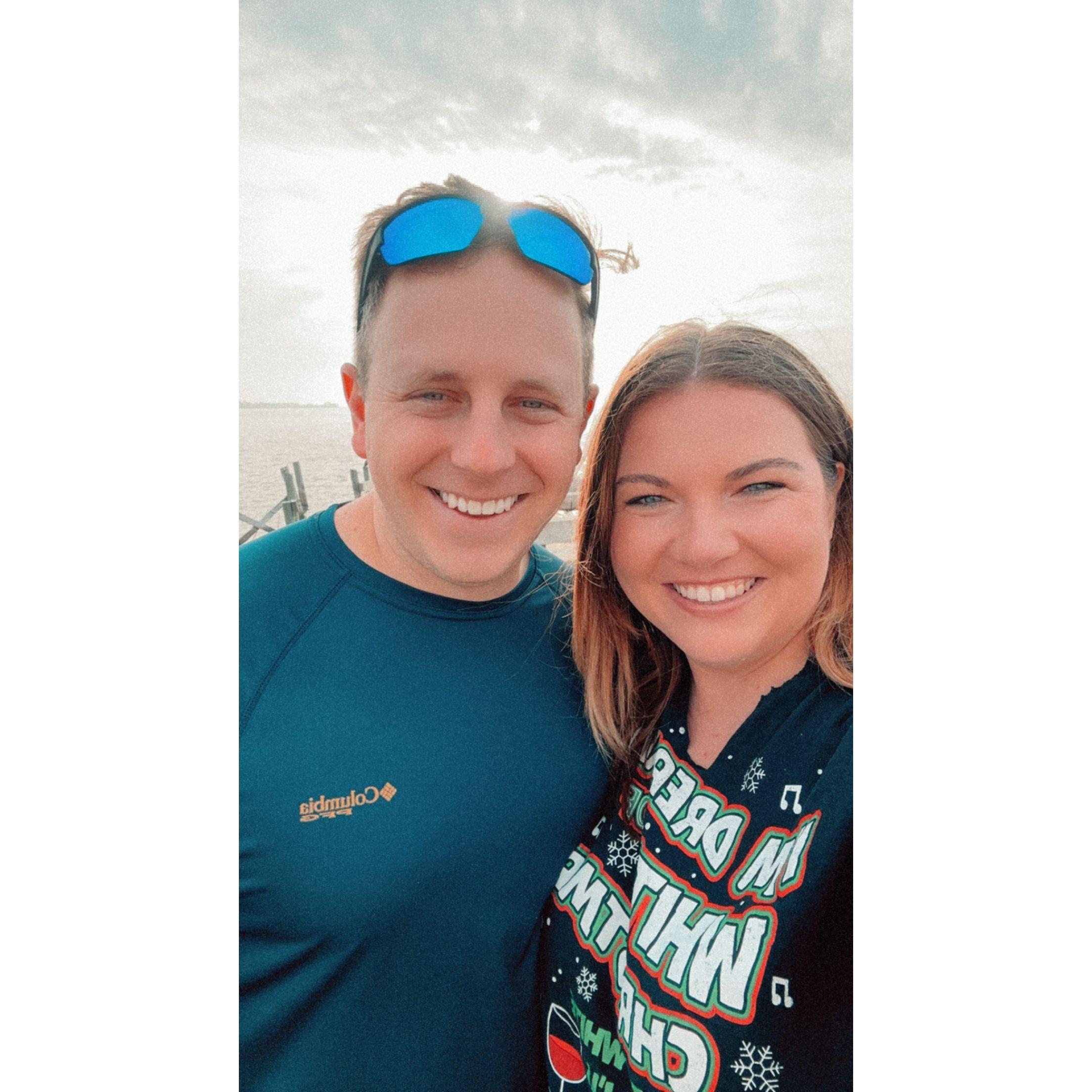 Our first out of town date in Cedar Key