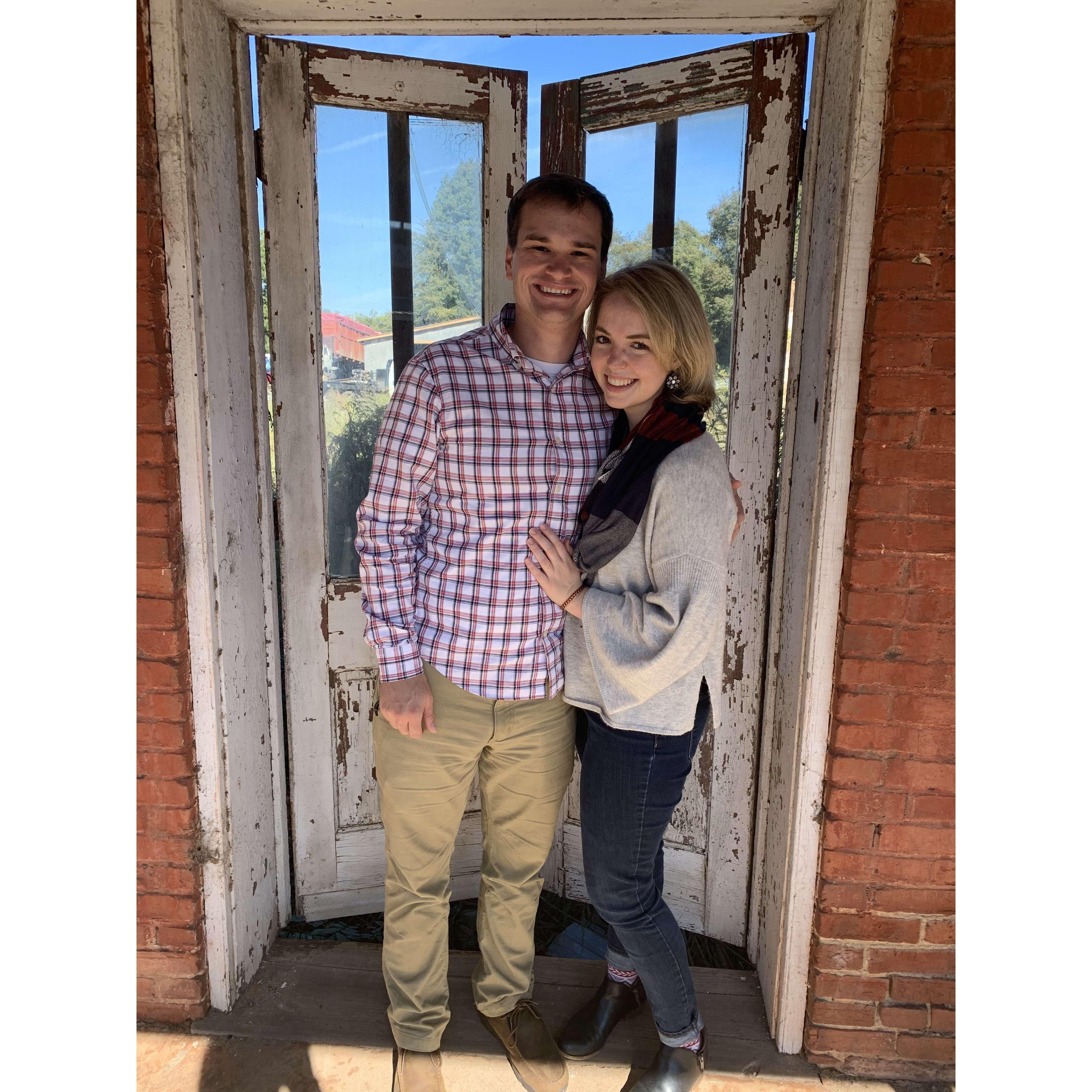 Getting cozy at the Bostwick Cotton Gin Festival in Fall 2019