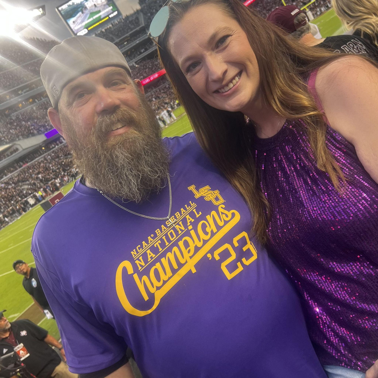 Our first college football game together!