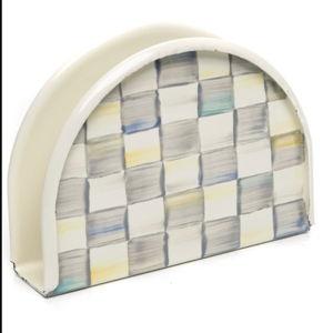 Sterling Check Napkin Holder