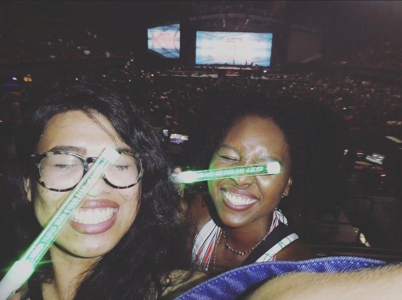 One of the many concerts that Shaina and Essence went to together — Got7