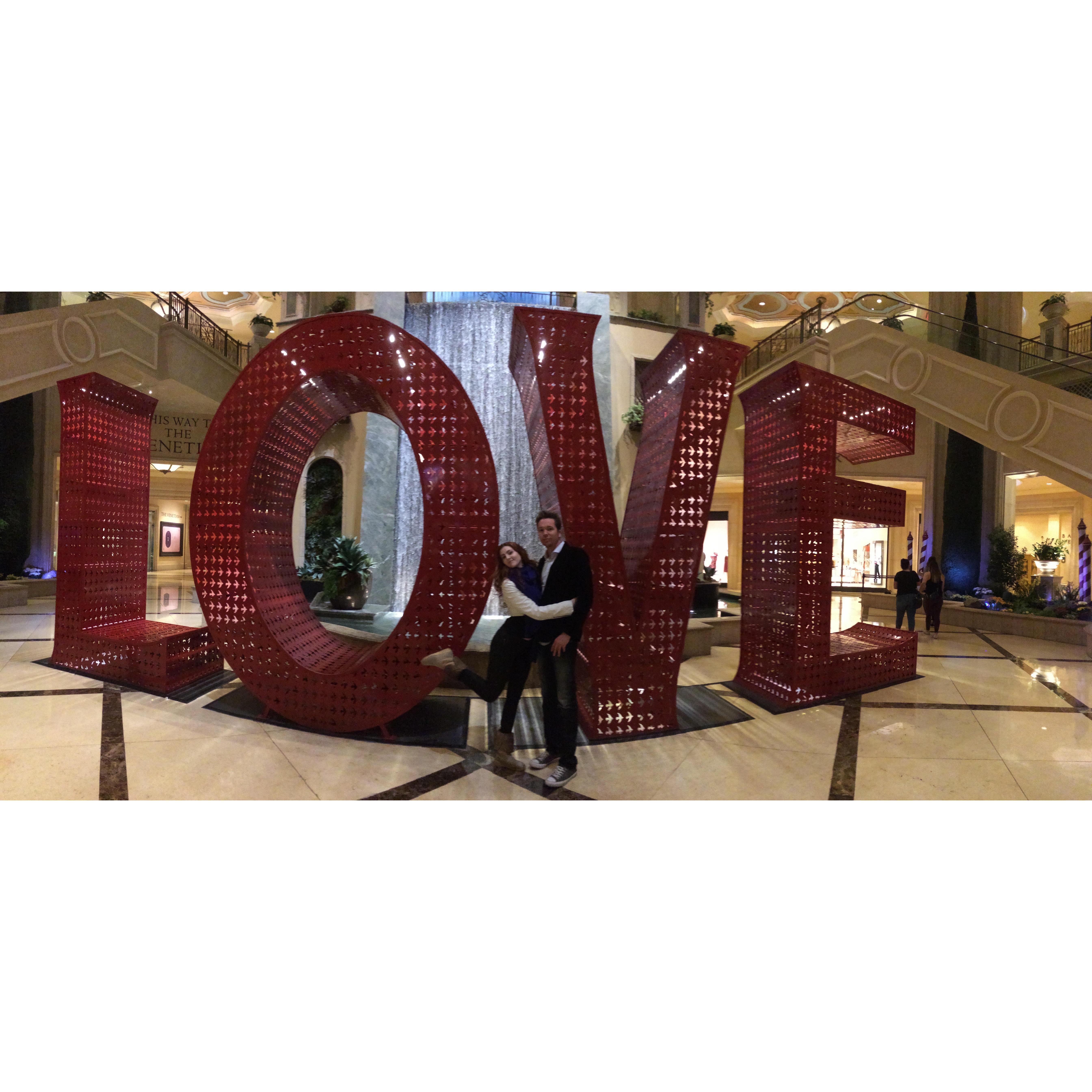 An installation in Vegas on a recent visit.