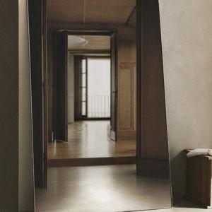 SILVER BORDERED VERTICAL MIRROR