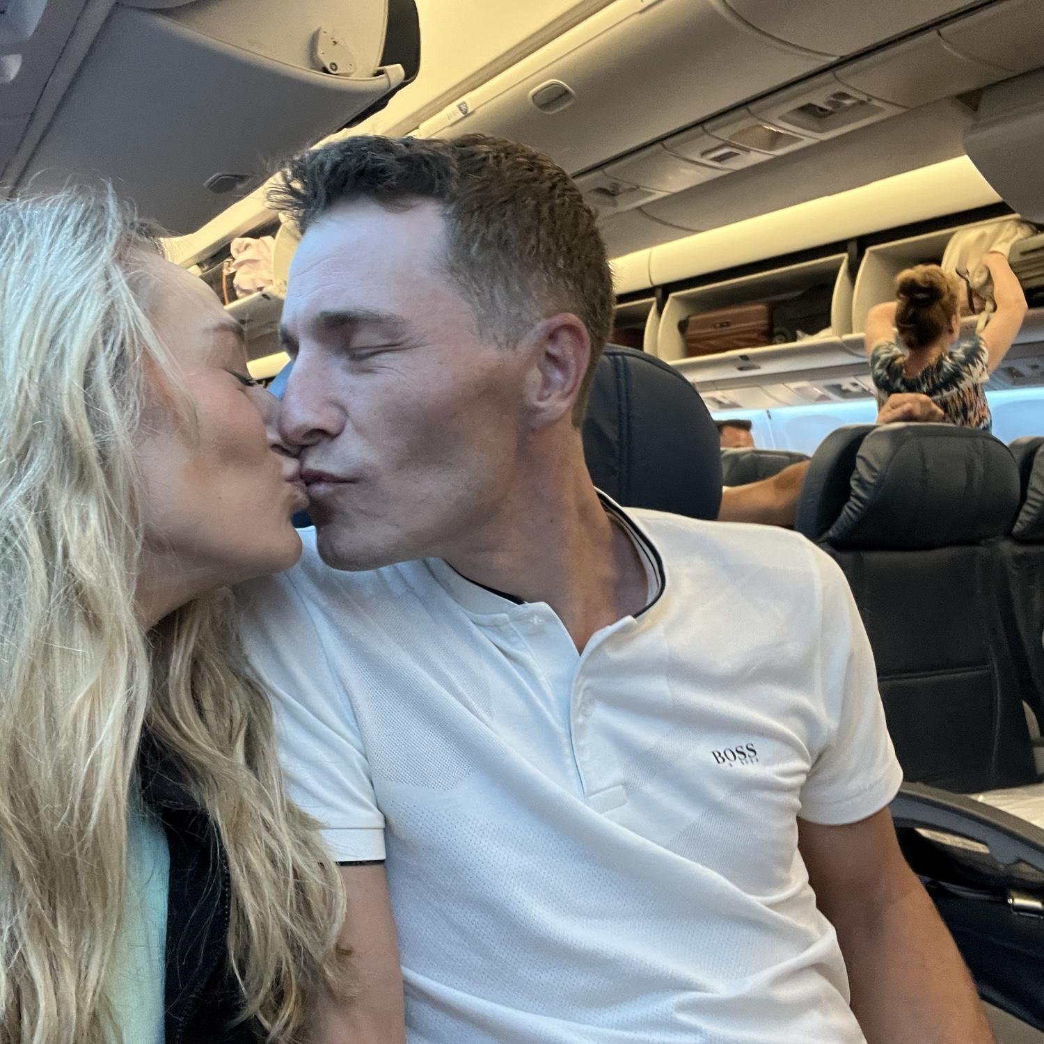 Quick snap before taking off to Italy!