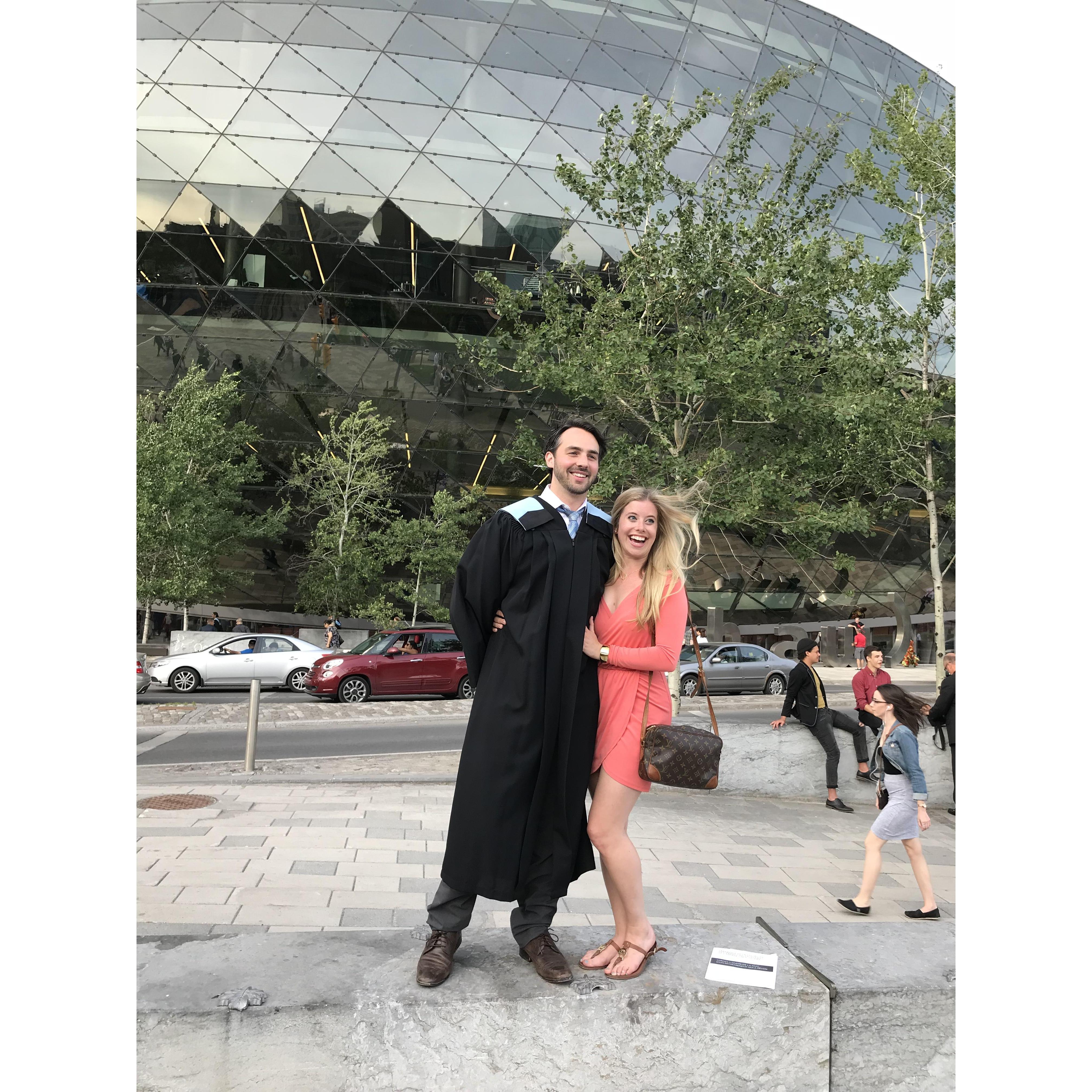 Ev's graduation from Teachers College - Summer 2018