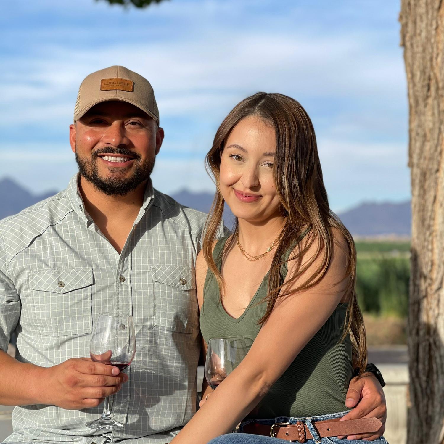 Our first photo—just the beginning of forever