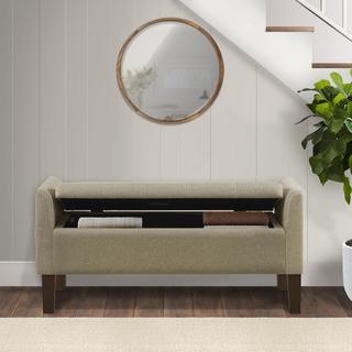 Blaire Flip-Top Upholstered Storage Bench