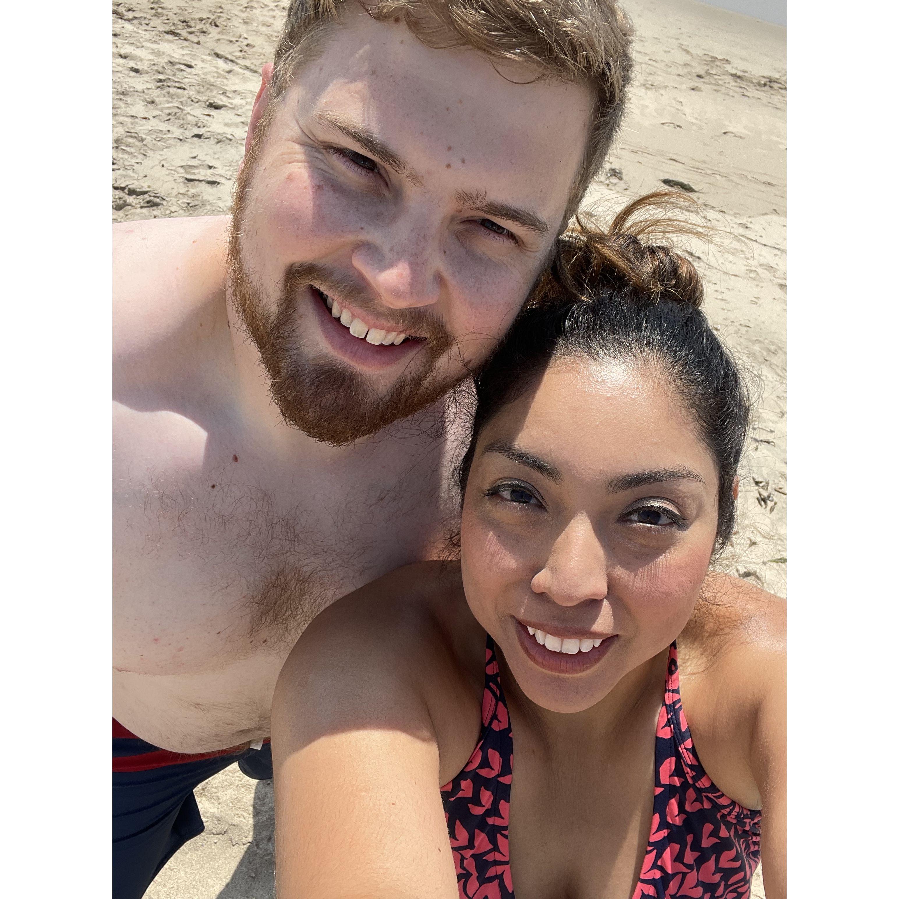 First beach day in Marina del Rey