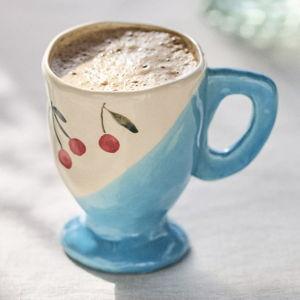 Dolly Stoneware Footed Espresso Cup