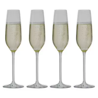 Neil Lane™ by Fortessa® Trilliant Champagne Flutes (Set of 4)