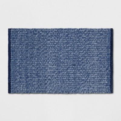 2'X3' Woven Ikat Design Accent Rug Dark Chambray - Threshold™