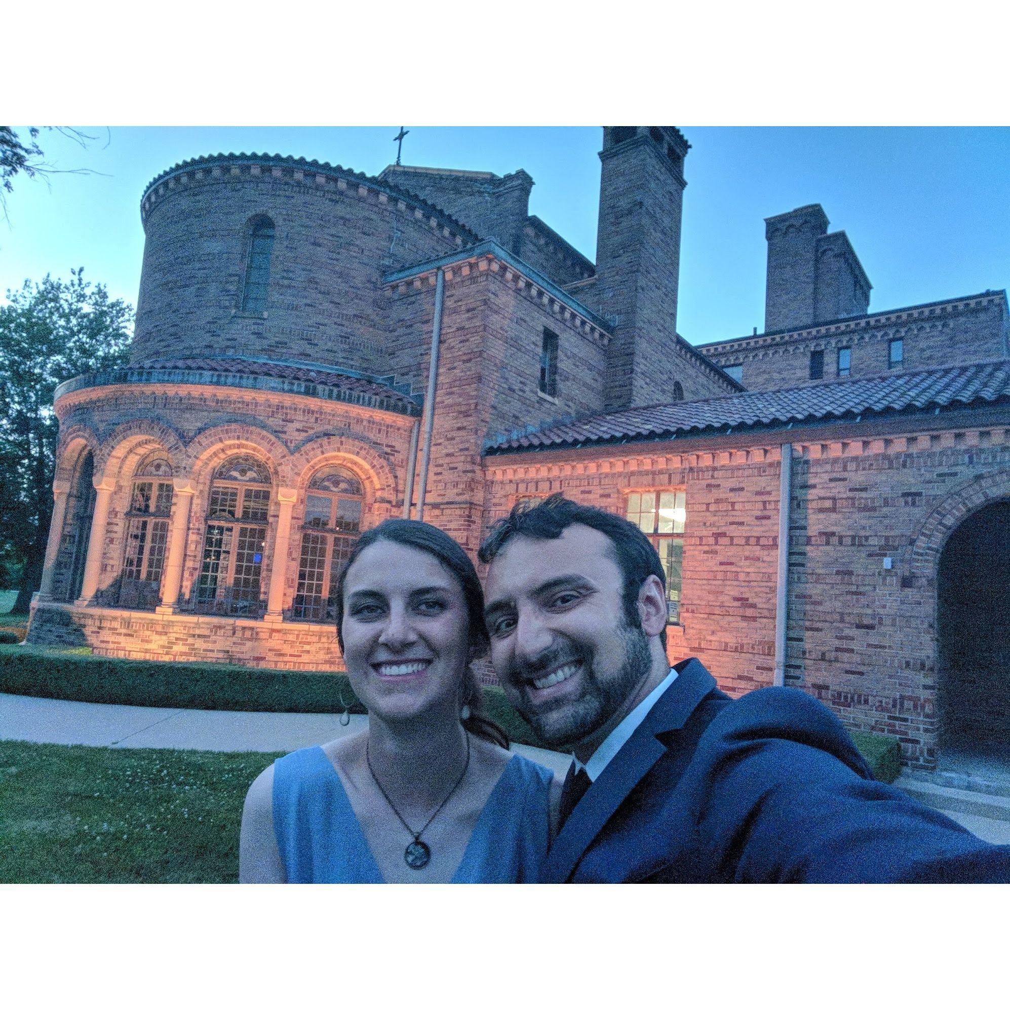 At a friend's wedding in Toledo, OH in 2019