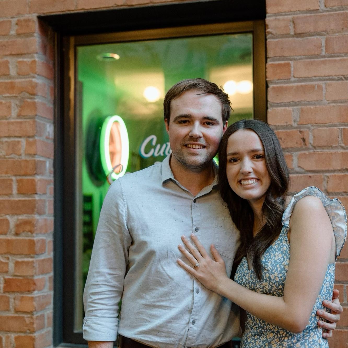 Where we got engaged!
