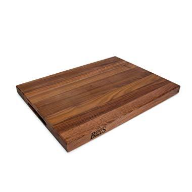 John Boos WAL-R03 Walnut Wood Edge Grain Reversible Cutting Board, 20 Inches x 15 Inches x 1.5 Inches