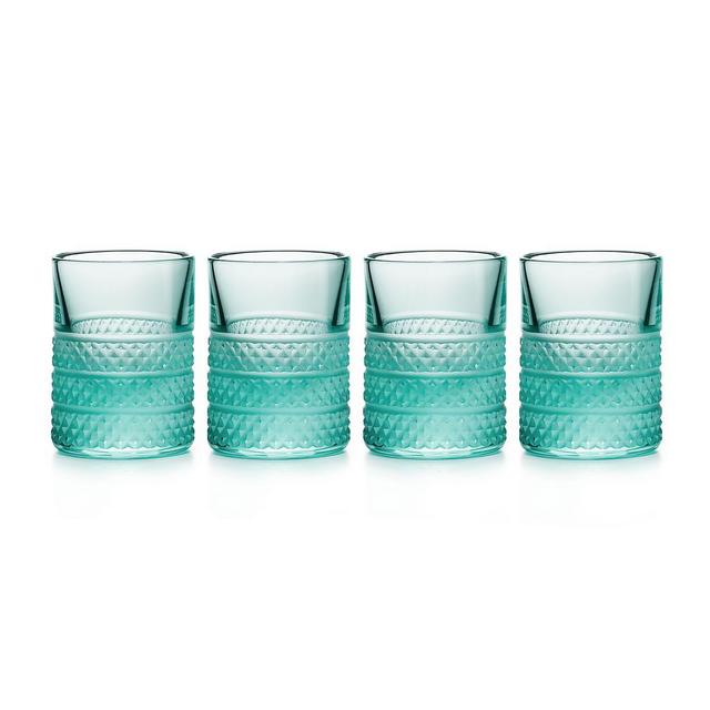Diamond Point Shot Glass Set