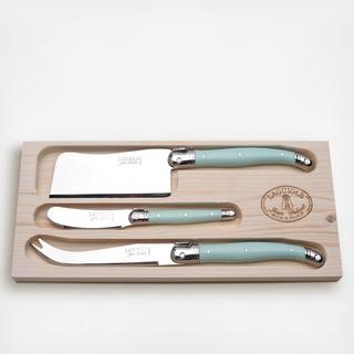 Laguiole 3-Piece Cheese Knife Set