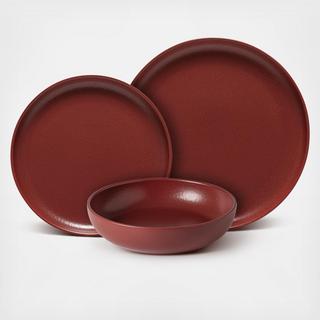 Pacifica 12-Piece Dinnerware Set with Pasta Bowl, Service for 4