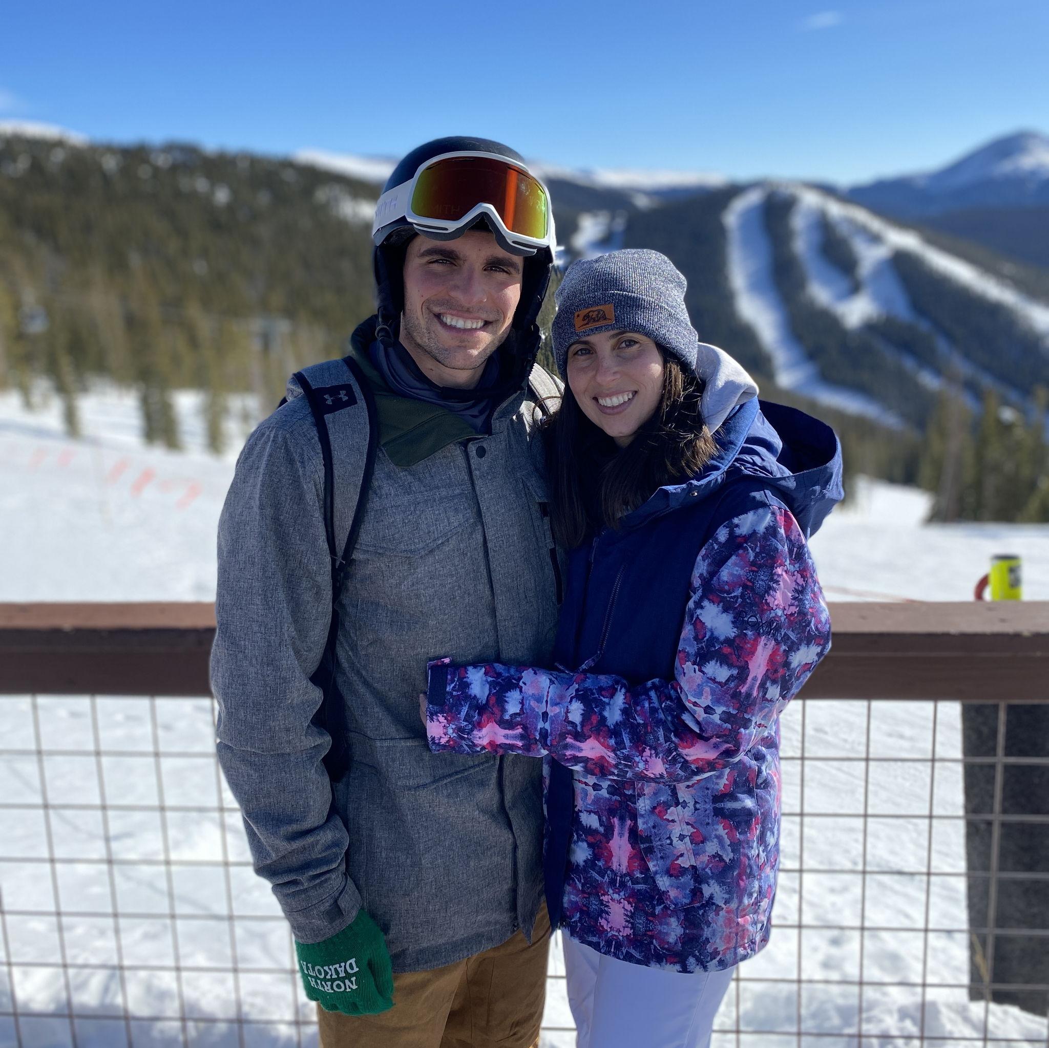 One of the many snowboard trips to Colorado.