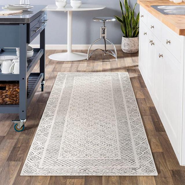 Livabliss Melodie Boho Farmhouse Runner Area Rug,2'7" x 10',Beige