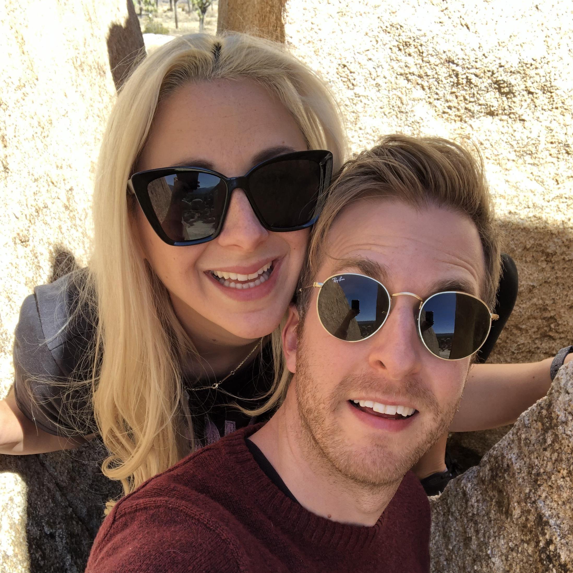 Rockin' and rollin' among the boulders of Joshua Tree National Park.
