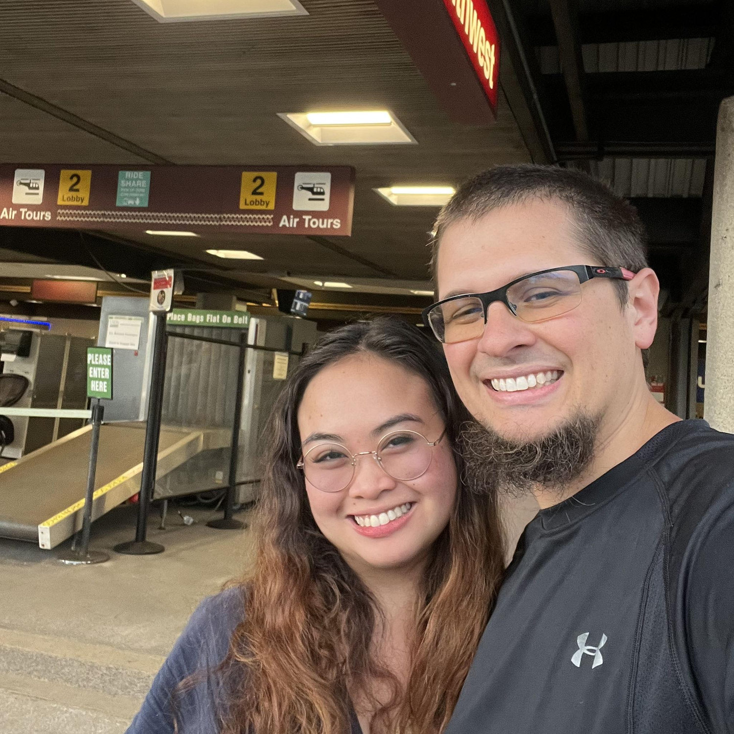 First picture ever. We didn't have a photo on our first date which was at Ola Brew in Hilo, Big Island because we were so engrossed at that moment getting to know each other.