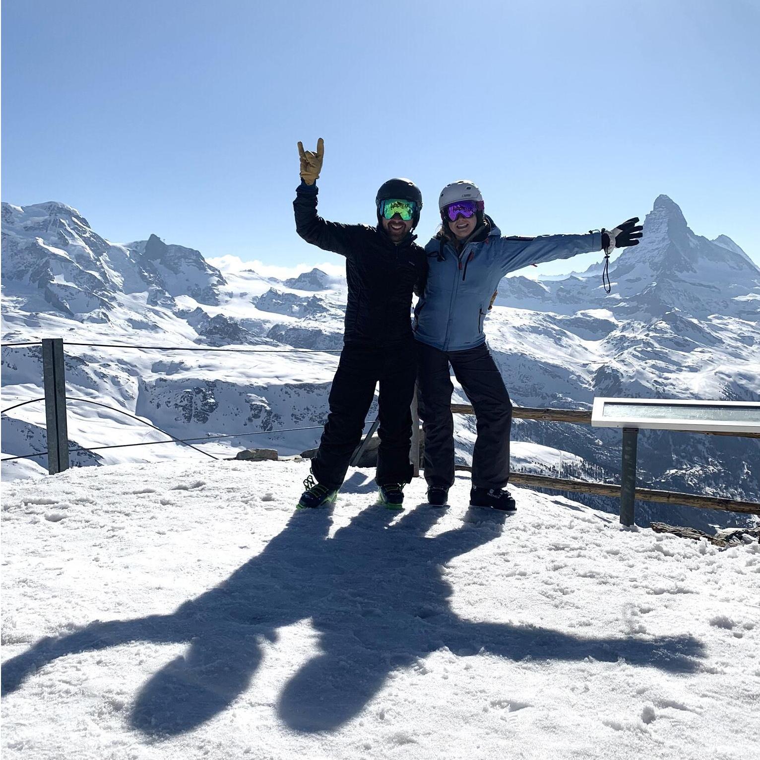 Crossing off bucket list items - Skiing in Zermatt, Switzerland!