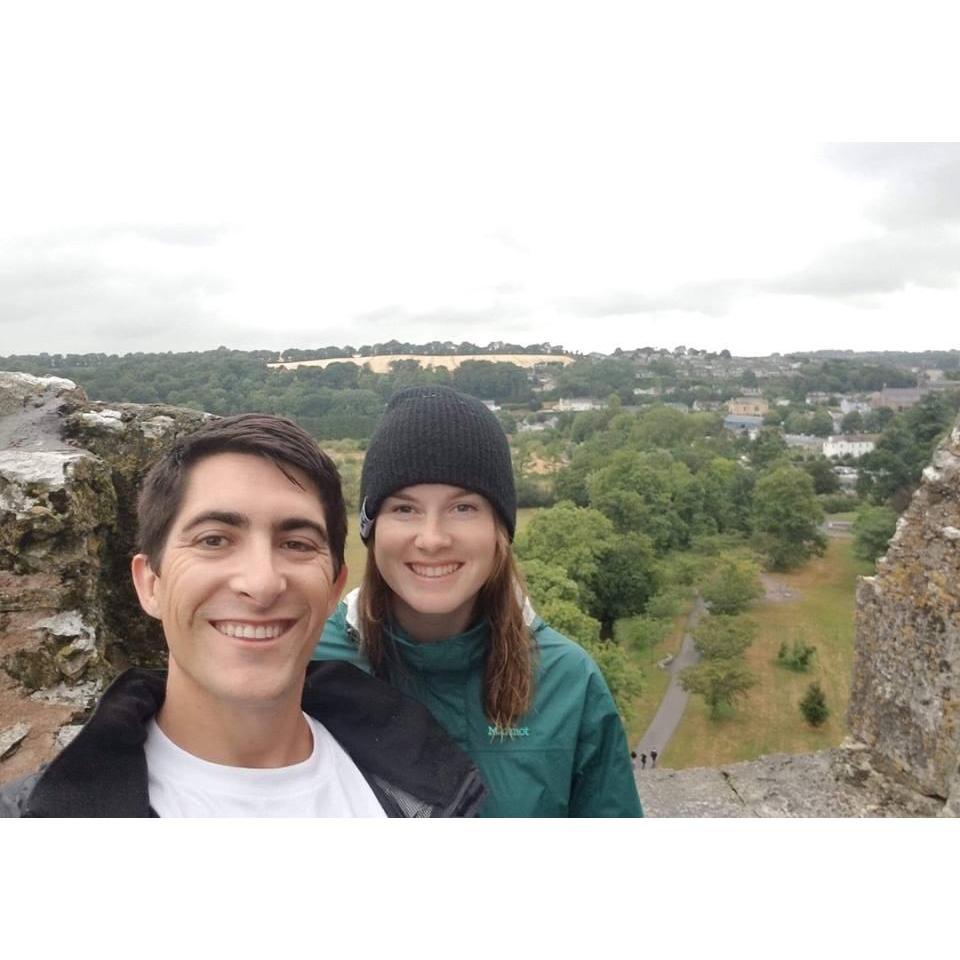 Us at Blarney Castle in Ireland.