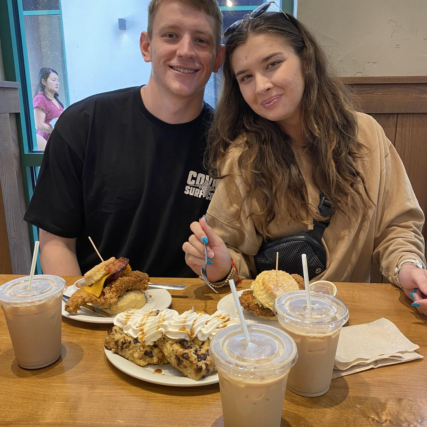 First of many meals as Florida residents