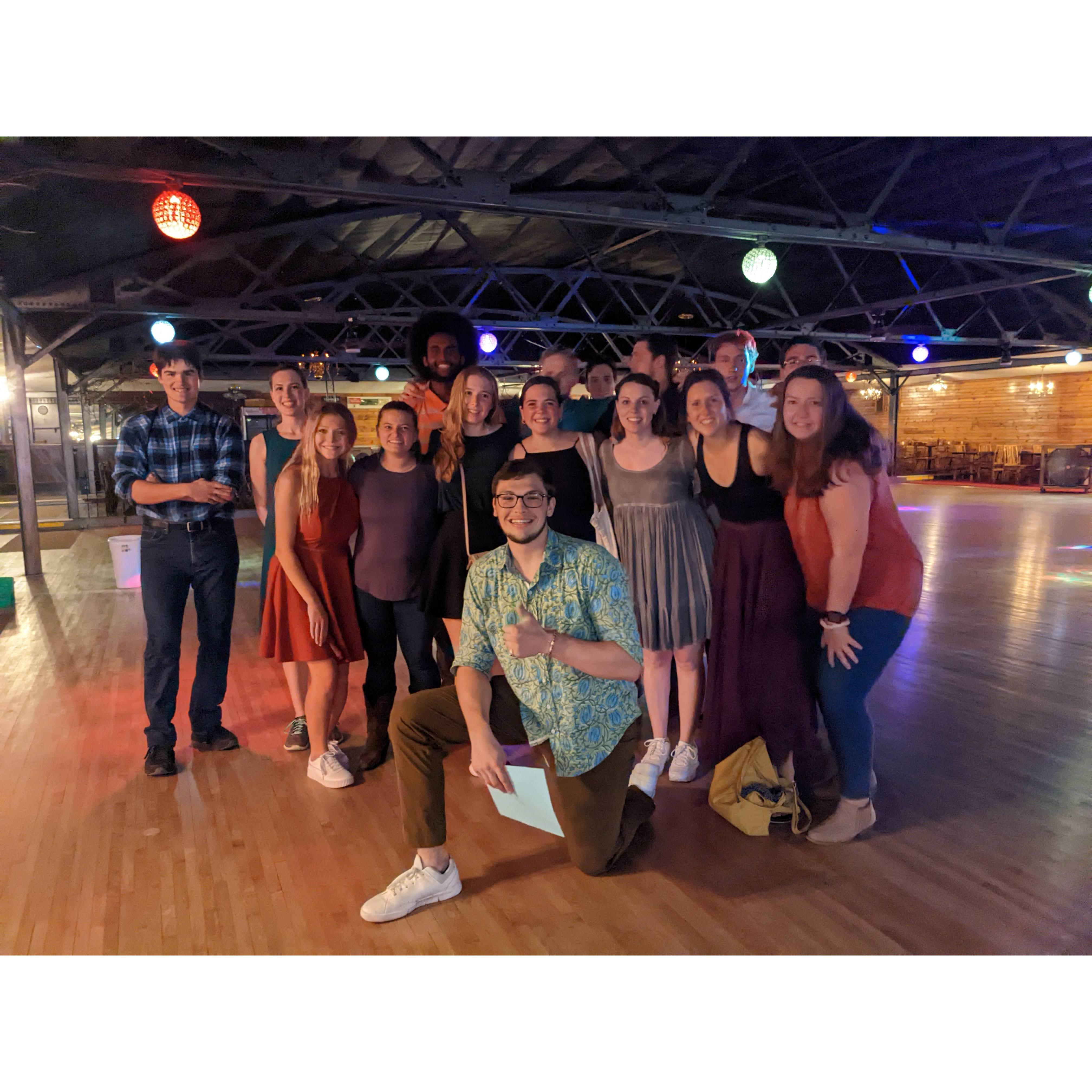 Julia and Blake have always had a shared love for swing dancing!