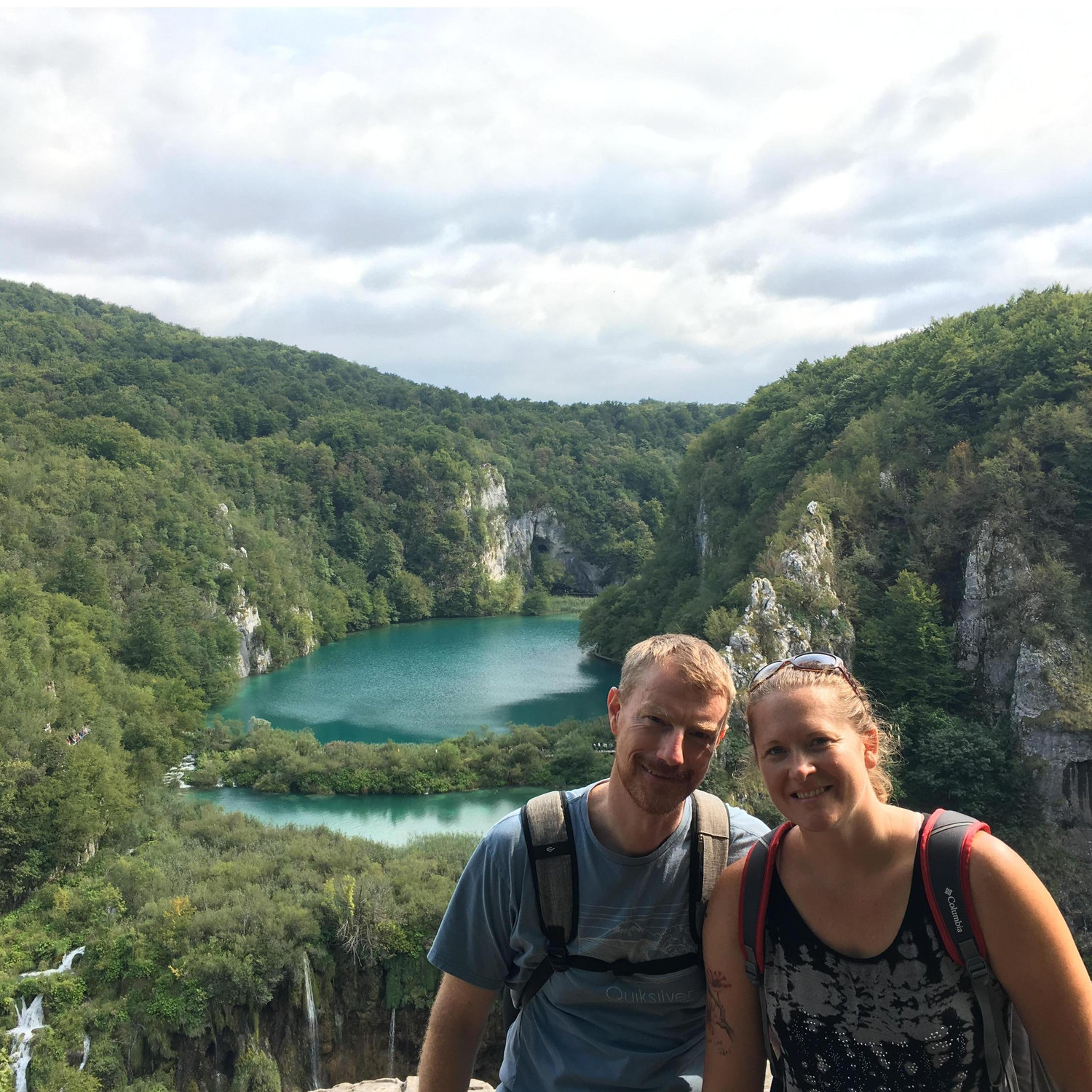 Plitvice Lakes in Croatia - definitely worth fighting the crowds but we found some secluded spots. So beautiful!