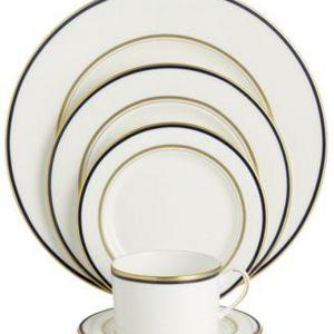 kate spade new york - Library Lane Navy 5-Piece Place Setting