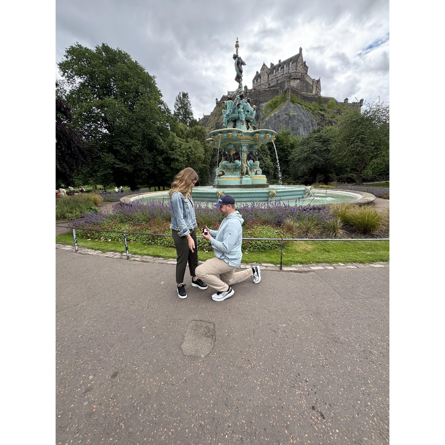 The proposal- Ross Fountain in Edinburgh, Scotland!